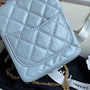 Chanel | Small Blue 2.55 Flap Bag - AS1961 - 17 x 13 x 5.5cm - 3