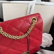 Chanel | Small Red 2.55 Flap Bag - AS1961 - 17 x 13 x 5.5cm - 6