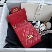 Chanel | Small Red 2.55 Flap Bag - AS1961 - 17 x 13 x 5.5cm - 5