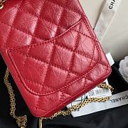 Chanel | Small Red 2.55 Flap Bag - AS1961 - 17 x 13 x 5.5cm - 3