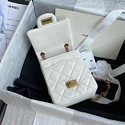 Chanel | Small White 2.55 Flap Bag - AS1961 - 17 x 13 x 5.5cm - 6
