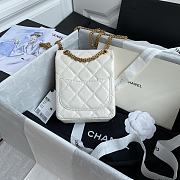 Chanel | Small White 2.55 Flap Bag - AS1961 - 17 x 13 x 5.5cm - 4
