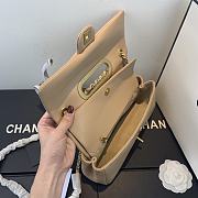 Chanel | Small Beige Flap Bag - AS1466 - 26 x 17 x 6cm - 3