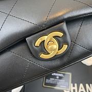 Chanel | Small Black Flap Bag - AS1466 - 26 x 17 x 6cm - 3