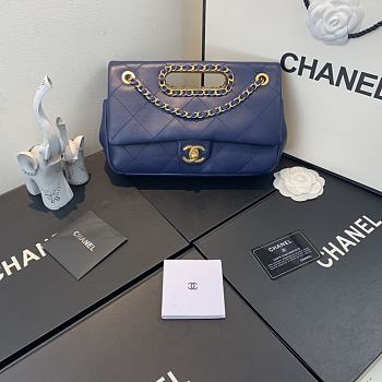 Chanel | Small Blue Flap Bag - AS1466 - 26 x 17 x 6cm