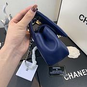 Chanel | Small Blue Flap Bag - AS1466 - 26 x 17 x 6cm - 5