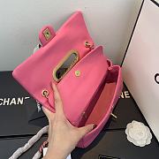 Chanel | Small Pink Flap Bag - AS1466 - 26 x 17 x 6cm - 6