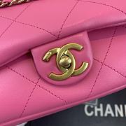 Chanel | Small Pink Flap Bag - AS1466 - 26 x 17 x 6cm - 3