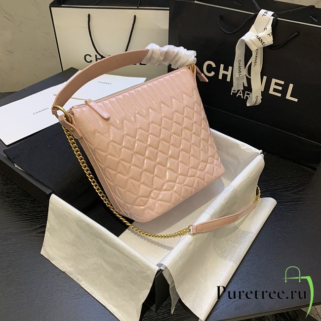 Chanel | State Of The Art Hobo Bag Pink - AS0845 - 21 x 24 x 14 cm - 1