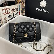 CHANEL Small Quilted Diana Flap Bag - AS1488 - 22cm x 14cm x 7cm - 1