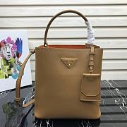 PRADA | Medium Brown/Orange Saffiano Panier Bag - 1BA212 - 22 × 23 × 13 cm - 1