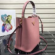 Prada | Medium Light Pink Saffiano Panier Bag - 1BA212 - 22 × 23 × 13 cm - 6