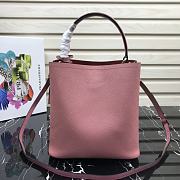 Prada | Medium Light Pink Saffiano Panier Bag - 1BA212 - 22 × 23 × 13 cm - 3
