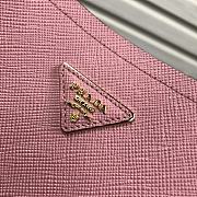 Prada | Medium Light Pink Saffiano Panier Bag - 1BA212 - 22 × 23 × 13 cm - 2