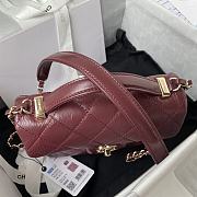 CHANEL | Handle Flap Bag Red - AS2892 - 20 x 15 x 6.5 cm - 2