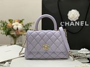 Chanel | COCO HANDLE mini Light Purple Grain Bag - 13×19×9cm - 3