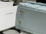 Chanel | COCO HANDLE mini Light Blue Grain Bag - 13×19×9cm - 5