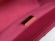 Chanel | SMALL BOX BAG Gold Metal Dark Pink - AS2877 - 14.5 x 16.5 x 7 cm - 5