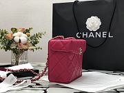 Chanel | SMALL BOX BAG Gold Metal Dark Pink - AS2877 - 14.5 x 16.5 x 7 cm - 2