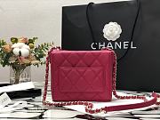 Chanel | SMALL BOX BAG Gold Metal Dark Pink - AS2877 - 14.5 x 16.5 x 7 cm - 3