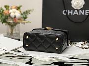 Chanel | SMALL BOX BAG Gold Metal Black - AS2877 - 14.5 x 16.5 x 7 cm - 5