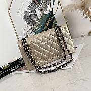 Chanel | Classic Handbag golden Black Hardware - 25 cm - 4