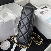 Chanel | Black Flap Bag - 22×5×15.5cm - 6