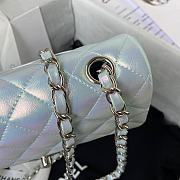 Chanel | Classic Flap Bag Blue Silver Hardware - A01116 - 20cm - 5