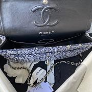 Chanel | Woolen Embroidered beaded chain bag - A01112 - 25cm - 2