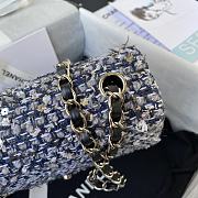 Chanel | Woolen Embroidered beaded chain bag - A01116 - 20cm - 2