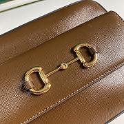 GUCCI | Horsebit 1955 Small Shoulder Bag Brown - 645454 - 22.5x17x6.5cm - 2