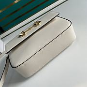 GUCCI | Horsebit 1955 Small Shoulder Bag White - 645454 - 22.5x17x6.5cm - 2