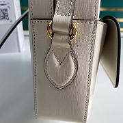 GUCCI | Horsebit 1955 Small Shoulder Bag White - 645454 - 22.5x17x6.5cm - 4