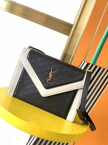 YSL | GABY SATCHEL IN VINTAGE LAMBSKIN - 668863 - 26×18×5cm