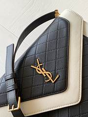 YSL | GABY SATCHEL IN VINTAGE LAMBSKIN - 668863 - 26×18×5cm - 3