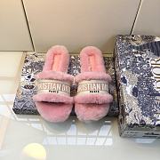 DIOR | Christian Dior SLIPPERS Pink FUR - 1