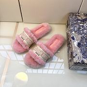 DIOR | Christian Dior SLIPPERS Pink FUR - 3