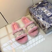 DIOR | Christian Dior SLIPPERS Pink FUR - 6
