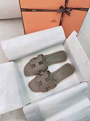 Hermes Slippers Beige - 5