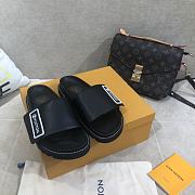 LV Sunset Flat Comfort Mules Black - 1