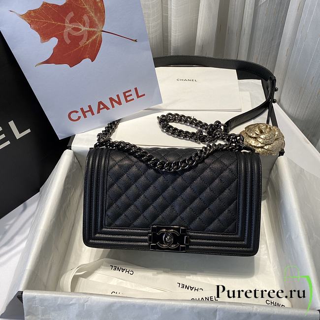 Chanel | Boy handbag Black Hardware - A67086 - 1