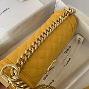 Chanel | Yellow Boy handbag Golden Hardware - A67086 - 5