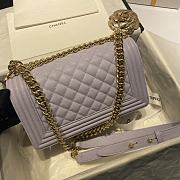 Chanel | Light Purple Boy handbag Gold Hardware - A67086 - 5