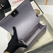Chanel | Light Purple Boy handbag Gold Hardware - A67086 - 6
