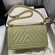 Chanel | Le Boy Chevron Old Medium Mint Bag - A67086 - 6
