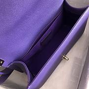 Chanel | Le Boy Chevron Old Medium Purple Bag - A67086 - 2