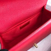 Chanel | Le Boy Chevron Old Medium Red Bag - A67086 - 2