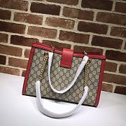 GUCCI | Padlock Medium GG Bag Red Canvas - 479197 - 35 x 23.5 x 14cm - 5