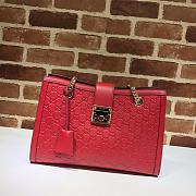 GUCCI | Padlock Medium GG Bag Red - 479197 - 35 x 23.5 x 14cm - 1