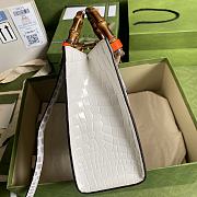 Gucci | Diana small White crocodile tote bag - 660195 - 20x16x10cm - 6